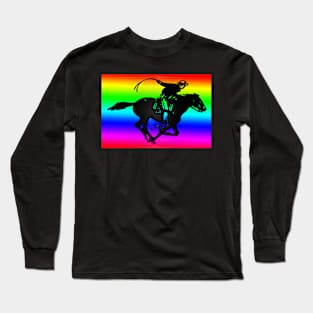 Western Era - Cowboy on Horseback 2 Long Sleeve T-Shirt